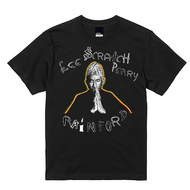 オリジナルデザインのTシャツに目がくらむ。5月31日発売のニューアルバム「Rainford」By Lee “Scratch” Perry