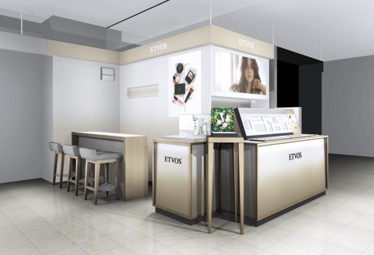 エトヴォスが3月15日より大丸京都店に国内2店舗目となる常設カウンターを出店。